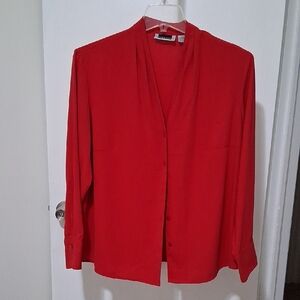 Maggie Barnes Red Top Size 18W